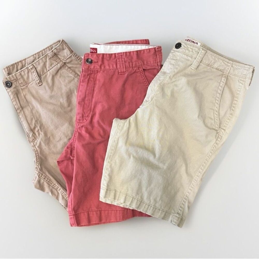 Men's Cotton Cargo Shorts 3 PAIRS Various Brands Size 34 Waist